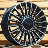 R16x6.5  4X98  ET  35  58.1  Y1210  Black Polished Half Matt (MBHM)  For FIAT  (Z7+P)