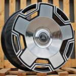 R23x10  5X130  ET  30  84.1  LTRGW105  (FB0988P)  Black Polished (MB)  For MER  (K7)  (FORGED G Class)