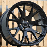 R20x10.5  5X115  ET  25  71.5  A8872  (BY1523)  Black (BL)  For DODGE  (Z1)  (Rear+Front)