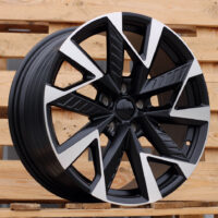 R19x8  5X112  ET  40  57.1  YF0443  Black Polished Half Matt (MBHM)  For CUPRA  (P1)  (HYBRID FORGED)