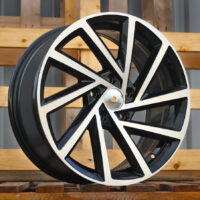 R19x8  5X112  ET  45  57.1  B5329  (BY1420)  Black Polished (MB)  For VW  (Z2)