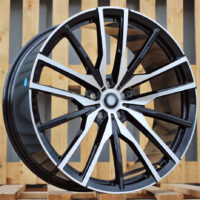 R20x11  5X120  ET  37  74.1  H0324  (BY1473)  Black Polished (MB)  For BMW  (Z3+Z6)  (Rear+Front)