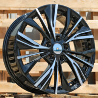 R18x7  5X114.3  ET  47  66.1  FE224  (QC1550)  Black Polished (MB)  For NISS  (P1)