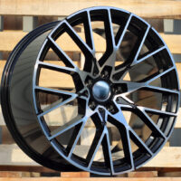 R18x9  5X120  ET  40  72.6  A5479  (8374R)  Black Polished (MB)  For BMW  (Z5)  (Rear+Front)