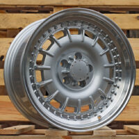 R17x9  5X112  ET  30  66.6  B1855  (IN3608F)  Silver+Polished Lip (SP)  For MER  (Z5)  (HYBRID FORGED Rear+Front)
