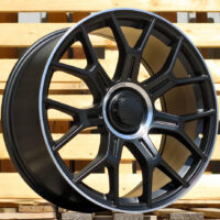 R19x8.5  5X112  ET  38  66.6  Y1188  (FBX184)  Black Matt+Polished Lip (BMPL)  For MER  (Z5)  (HYBRID FORGED)