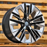 R21x8.5  5X112  ET  32  66.6  H3521F  Black Polished (MB)  For BMW  (A)  (HYBRID FORGED BMW 5/ I5 Rear+Front)