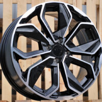R17x7  4X100  ET  40  60.1  B5296  (BY1381)  Black Polished (MB)  For RENAU  (Z3)