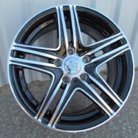R15x6.5  5X105  ET  39  56.6  LU048  (048156584M)  Black Polished (MB)  For RACIN  (K3)  ((AKC 30 Eur))