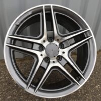 R17x7.5  5X112  ET  45  66.6  SSA02  Grey Polished+Powder Coating (MGPC)  For MER  (K7)