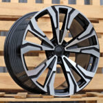 R22x9.5  5X112  ET  32  66.6  FBX307  Black Polished (MB)  For BMW  (Z5)  (HYBRID FORGED New X7 Rear+Front)