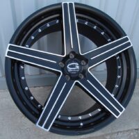 R22x10.5  5X120  ET  35  74.1  LU960  (9602210512M)  Black Polished (MB)  For BMW  (K3)  ((Rear+Front) Giovanna (AKC 140 Eur))