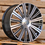 R23x11  5X112  ET  47  66.6  FB0620P  Black Polished (MB)  For MER  (K7)  (FORGED (Rear+Front))