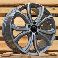 R18x8  5X112  ET  43  66.6  FBX271  Grey Polished (MG)  For MER  (Z5)  ((AKC 90 Eur)HYBRID FORGED)