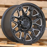 R17x9  6X139.7  ET  0  110.1  FBX155  Black Polished (MB)  For 4X4  (K7)  (HYBRID FORGED Milling)