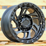 R15x8  6X139.7  ET  0  110.1  A6278  Black Half Matt (BLHM)  For 4X4  (P)