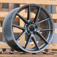 R19x9.5  5X120  ET  40  72.6  B1416  (FBX124)  Gun Metal (GM)  For BMW  (Z6+P2+Z7)  (HYBRID FORGED Rear+Front)