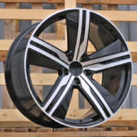 R22x11  5X130  ET  47  66.5  I5664  Black Polished (MB)  For PORCH  (A)  (NEW Macan II (XAB) Rear+Front)