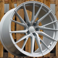 R21x9  5X112  ET  25  66.5  HX06F  Polished Silver Half Matt (MSHM)  For HAXER  (P2)  (HYBRID FORGED (AKC 160 Eur) (Front+Rear))