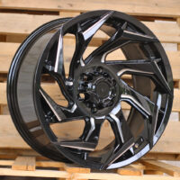 R18x9  6X139.7  ET  0  110.1  JT187  Gloss Black (GB)  For 4X4  (K3)  (Milling)