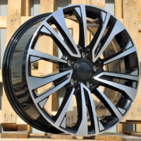 R18x8  5X120  ET  50  65.1  I1114  Black Polished (MB)  For VW  (Z6+Z5)