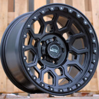 R17x9  6X139.7  ET  0  106.1  B1105  Black Half Matt (BLHM)  For 4X4  (R)