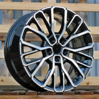 R21x9  5X127  ET  50  71.5  A1448  Black Polished (MB)  For JEEP  (P)