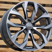 R18x8  5X112  ET  39  66.5  XF562  (H726D)  Grey Polished (MG)  For AUD  (K7)  (HYBRID FORGED)