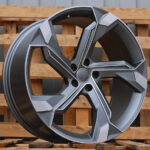 R22x9.5  5X112  ET  36  66.5  Y1201  (IN5633)  Grey Polished Half Matt (MGHM)  For AUD  (Z5)  (Q8 E-tron)