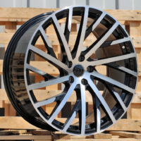 R21x9  5X112  ET  35  66.5  I0368  Black Polished (MB)  For AUD  (P1)  (Audi A8)