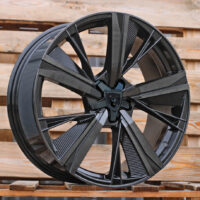 R19x8  5X108  ET  40  65.1  D1918  Black+Tinted Face (BLTF)  For PEUG  (Z2)