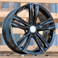R16x7  5X112  ET  43  57.1  B5293  Black (BL)  For VW  (D2+K2)