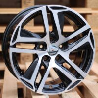 R16x7  5X108  ET  47  65.1  PG534  (FR876)  Black Polished (MB)  For PEUG  (P2)