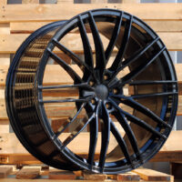 R22x10  5X112  ET  21  66.5  F1995  (BYF1995)  Black (BL)  For AUD  (Z1)  (ABT Style HYBRID FORGED)