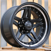 R15x10  6X139.7  ET  M44  110.1  BK936  Black Half Matt+Polished Lip (BLHMPL)  For 4X4  (K4+P)