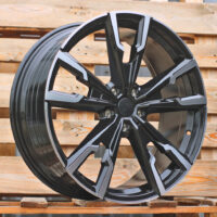 R20x8  5X112  ET  46  66.6  YF5710  Black Polished (MB)  For BMW  (Z5+Z6)  (HYBRID FORGED (X1; iX1; X2; iX2; Series 1(F40) 2(F44))