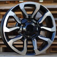 R17x7.5  6X139.7  ET  30  106  B1623  (BK5901)  Black Polished (MB)  For TOYOT  (R)