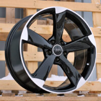 R19x8.5  5X112  ET  30  66.5  BK217  Black Polished (MB)  For AUD  (P)