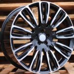 R22x9.5  5X120  ET  42.5  72.6  XE136  (FBX207)  Black Polished (MB)  For LAND  (Z6)  (HYBRID FORGED (For M14x1.5 bolts))