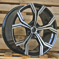R20x9  5X112  ET  35  66.5  FBX201  Black Polished (MB)  For AUD  (K7+K3)  (HYBRID FORGED)