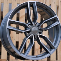R19x8  5X112  ET  35  66.5  BK916  Grey Polished (MG)  For AUD  (K4)