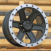 R17x8.5  6X139.7  ET  0  110.1  JT224  Black Matt (BM)  For 4X4  (K3)  (HYBRID FORGED)