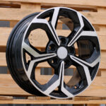 R16x6.5  5X114.3  ET  50  67.1  FE175  (YF5694)  Black Polished (MB)  For KIA  (P2+Z6)  (HYBRID FORGED)