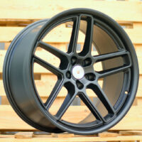R20x9  5X115  ET  15  71.5  A5897  Black Half Matt (BLHM)  For DODGE  (P)  (Front+Rear)