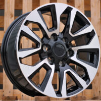 R17x7.5  6X139.7  ET  25  106.1  B1743  Black Polished (MB)  For TOYOT  (M)  (4x4 for TOYOTA)