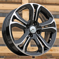 R15x6  4X108  ET  25  65.1  A5108  Black Polished (MB)  For CITRO  (P)