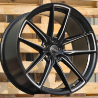 R20x9.5  5X112  ET  40  66.6  HX045  Black Half Matt (BLHM)  For HAXER  (Z2)  (Milling)