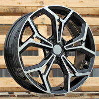 R19x7.5  5X114.3  ET  50.5  67.1  FE190  (YF5690)  Black Polished (MB)  For KIA  (Z6)  (HYBRID FORGED)