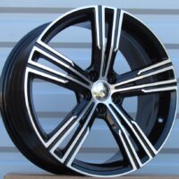 R18x8  5X108  ET  42  63.3  FE184  (YF5773)  Black Polished (MB)  For VOLVO  (K7)  (HYBRID FORGED)