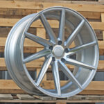 R18x9  5X120  ET  35  72.6  B1059  Machined Silver (MS)  For RACIN  (Z1)  (Vossen Style (AKC 80 Eur))